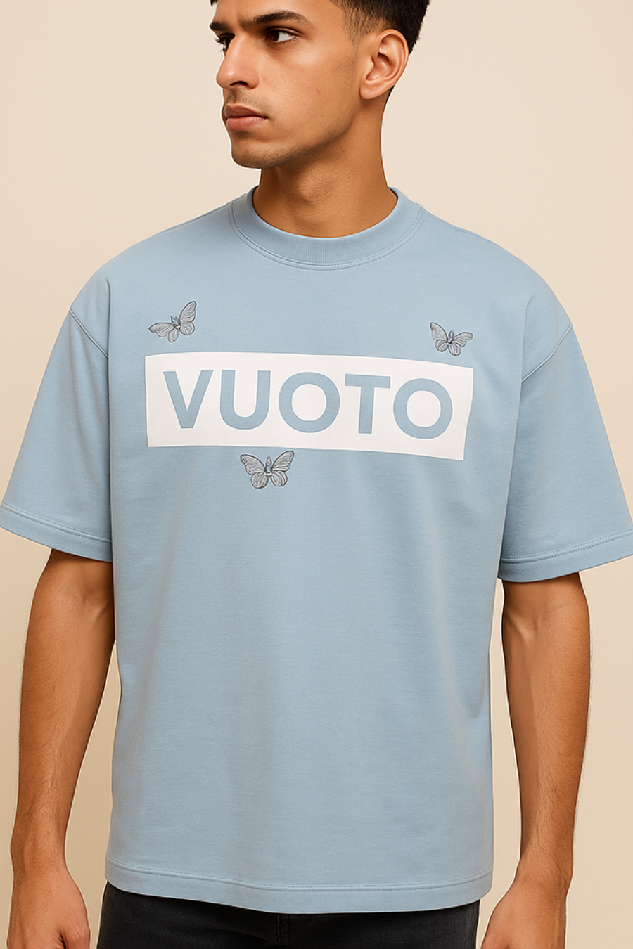 Vuoto Sky's The Limit Oversized T-Shirt with Back Print