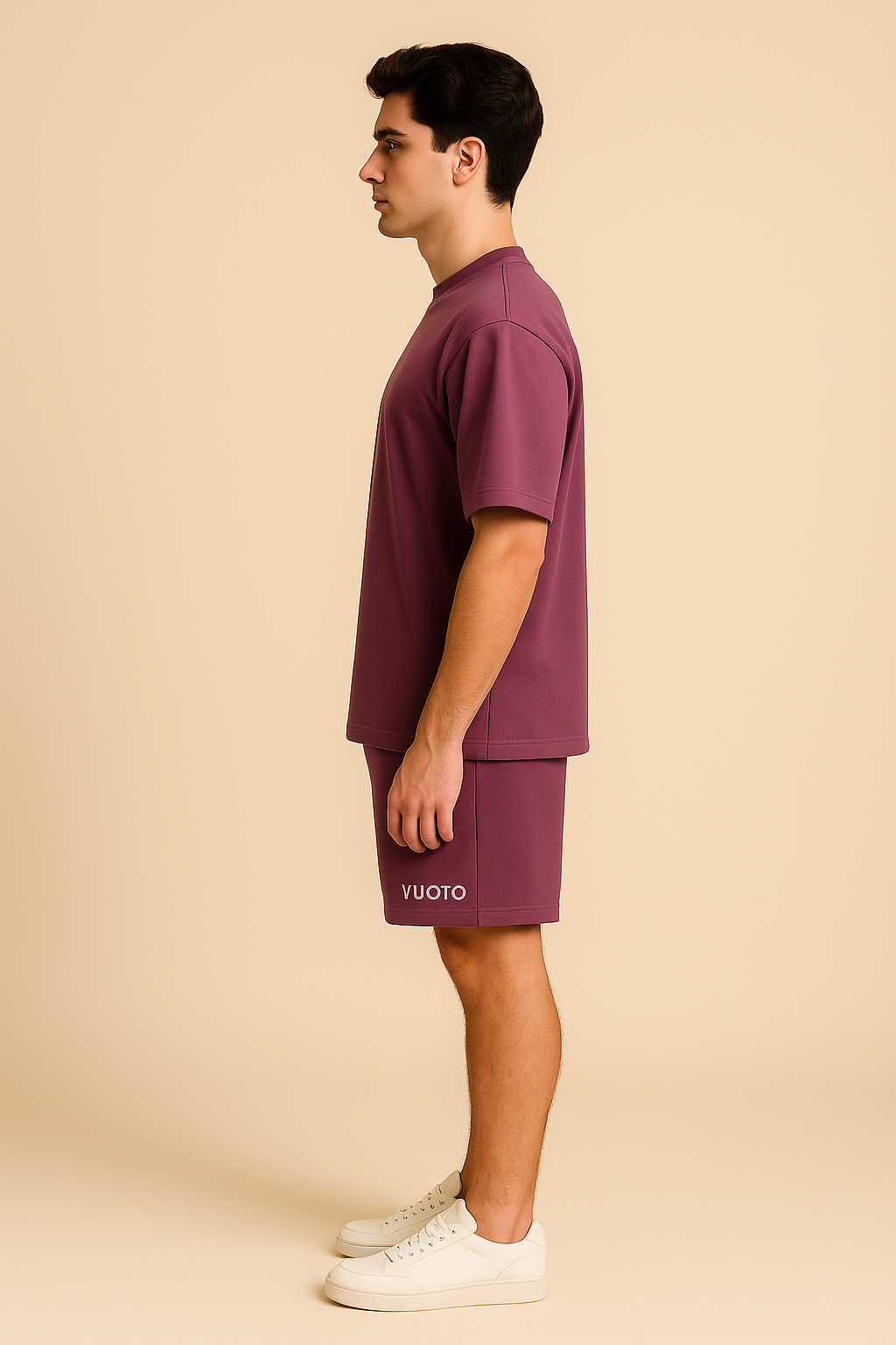 VUOTO Purple Oversized Co-Ord Set for Men | Premium Streetwear