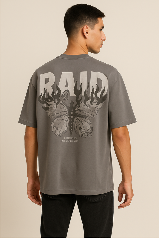 Vuoto Raid Oversized T-Shirt with Bold Back Print